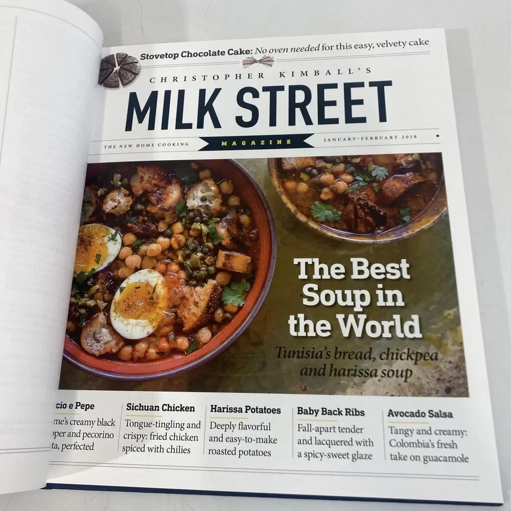Christopher Kimball Milk Street Cookbook Magazine 2018 Collection‎ Anthology HC